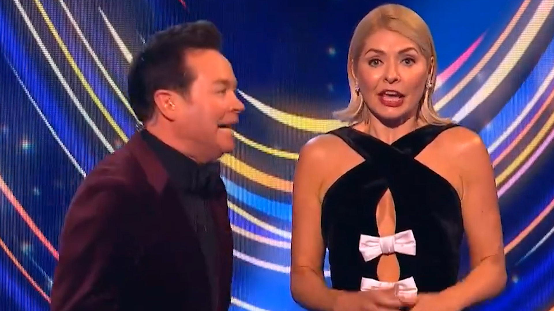 Moment Holly Willoughby appears to swear live during Dancing on Ice |  Culture | Independent TV