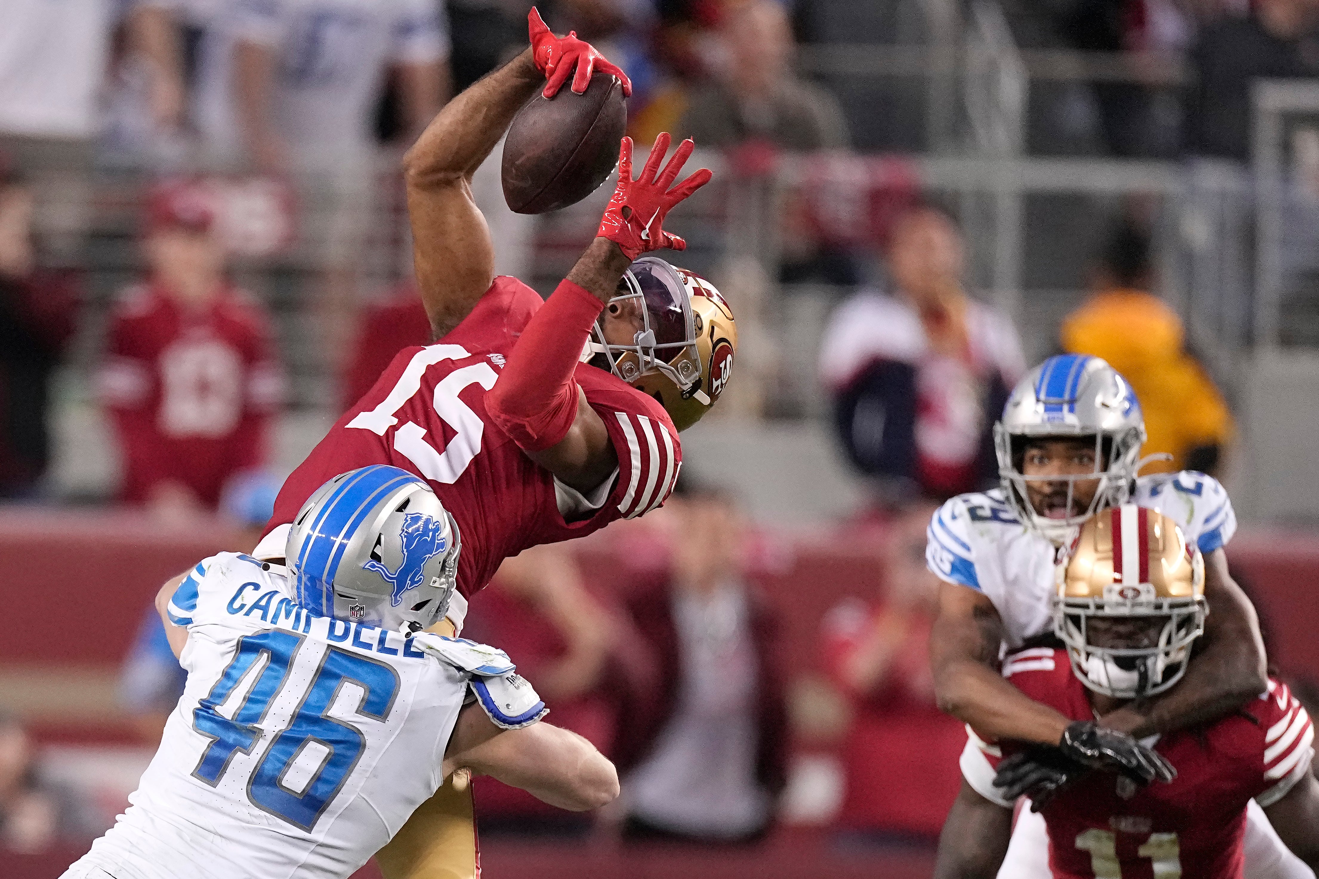 APTOPIX Lions 49ers Football