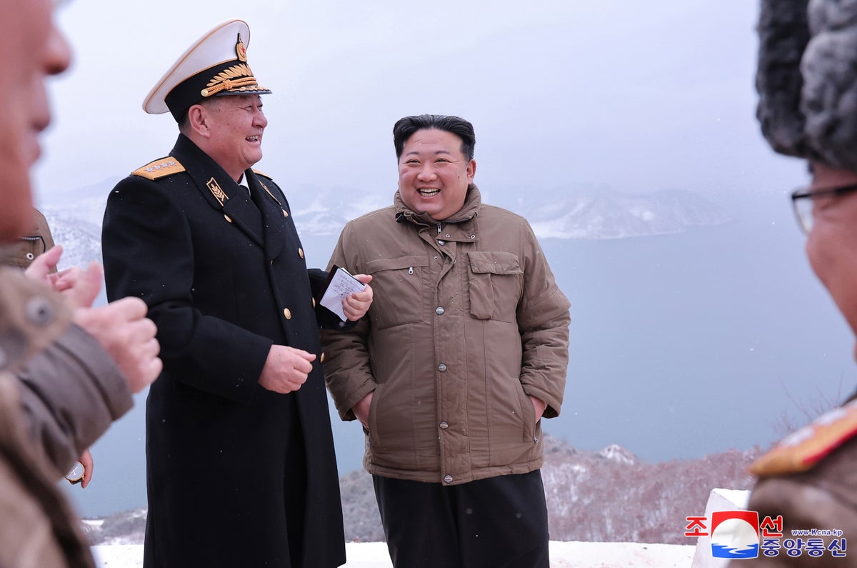 Kim Jong-un test-fires North Korean nuclear-capable cruise missiles from submarine – state media