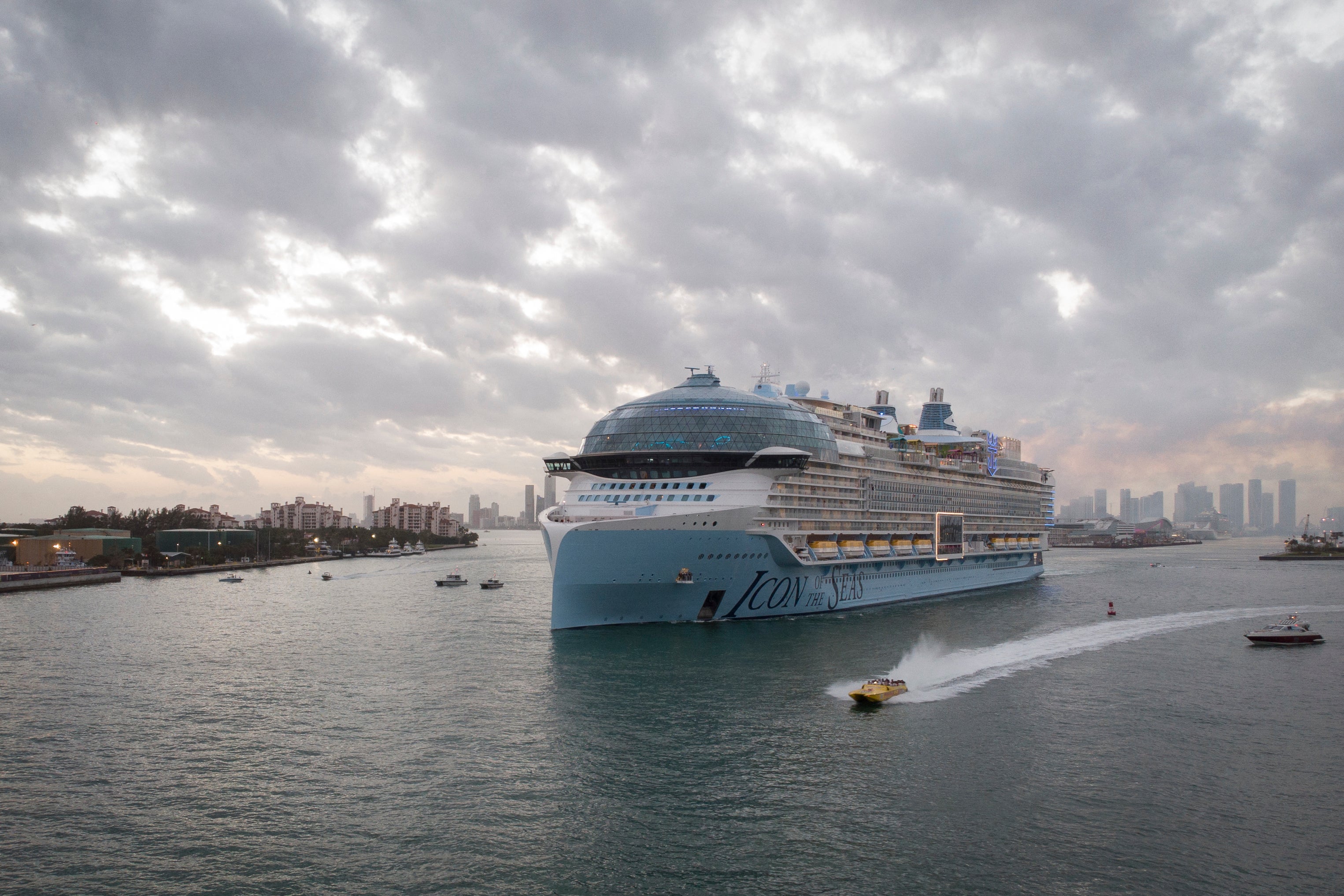 The incident occurred on the Icon of the Seas, a 1,196ft-long and 20-deck high cruise ship