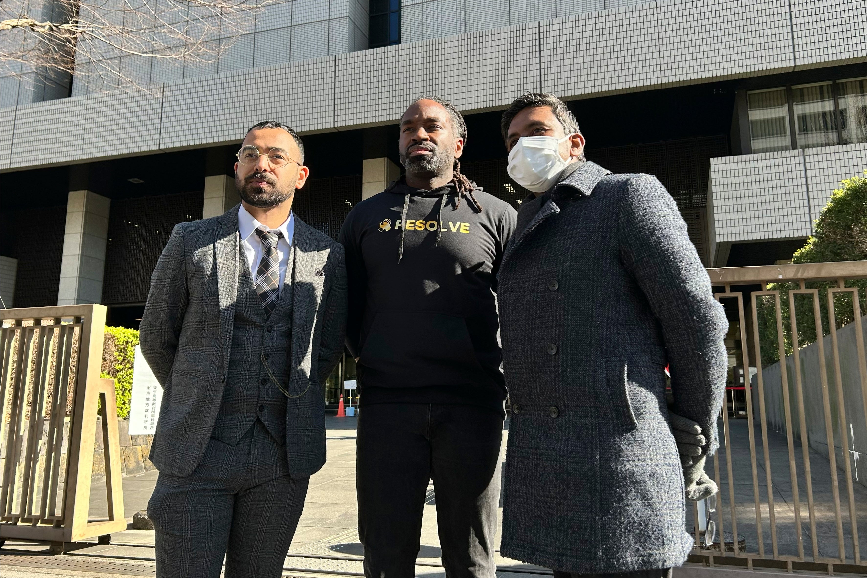 Syed Zain, Maurice and Matthew have accused Japanese local and national governments of racial profiling