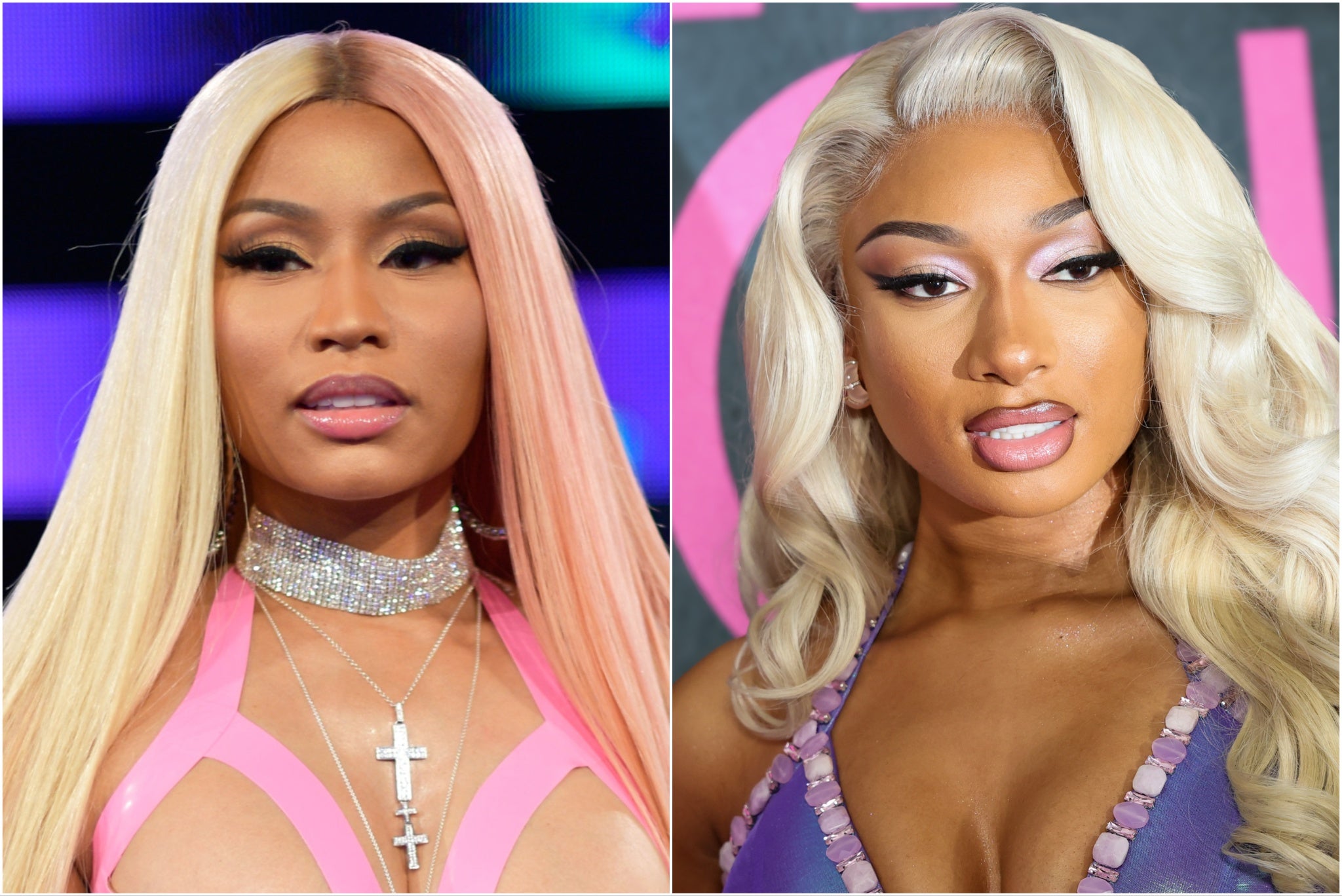 Nicki Minaj (left) and Megan Thee Stallion are locked in a feud that has grown over the past few years