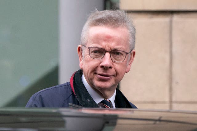 <p>Levelling Up Secretary Michael Gove giving evidence to the UK Covid-19 inquiry in Edinburgh (PA)</p>