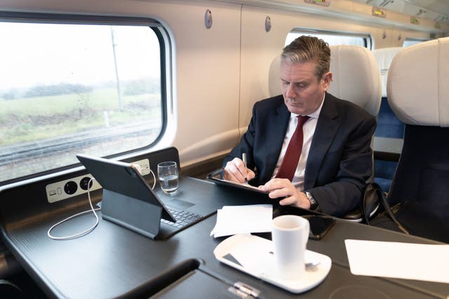 <p>Labour and Keir Starmer have promised to reform Britain’s ailing railways</p>