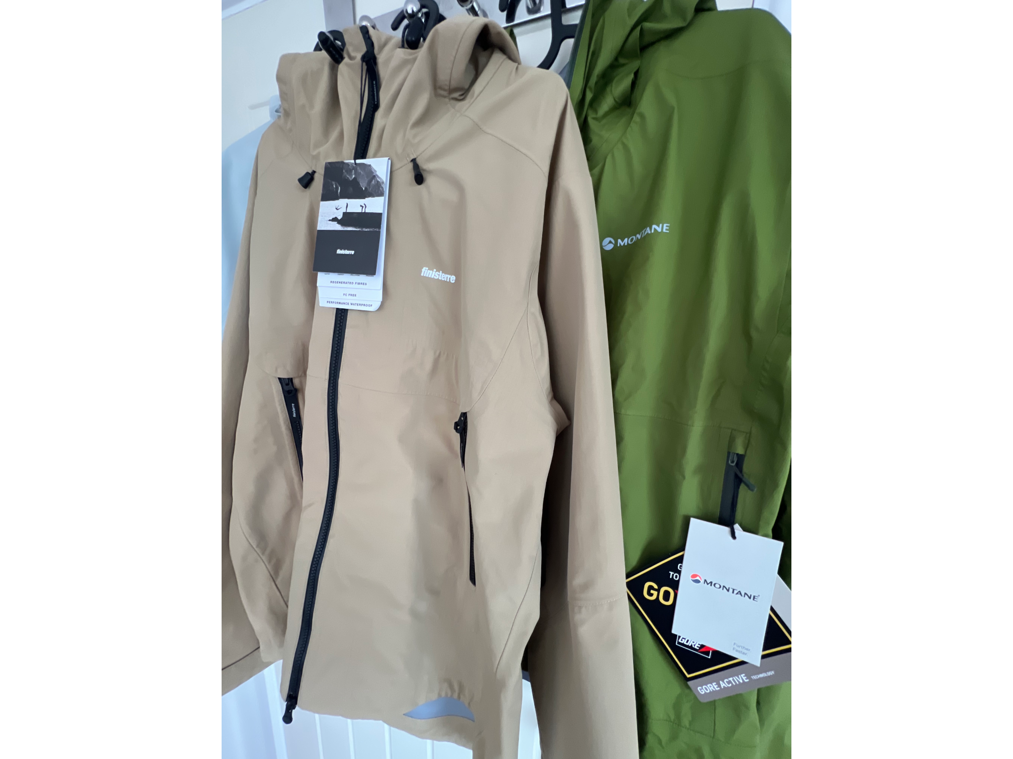 A selection of the waterproof jackets we tested for this review