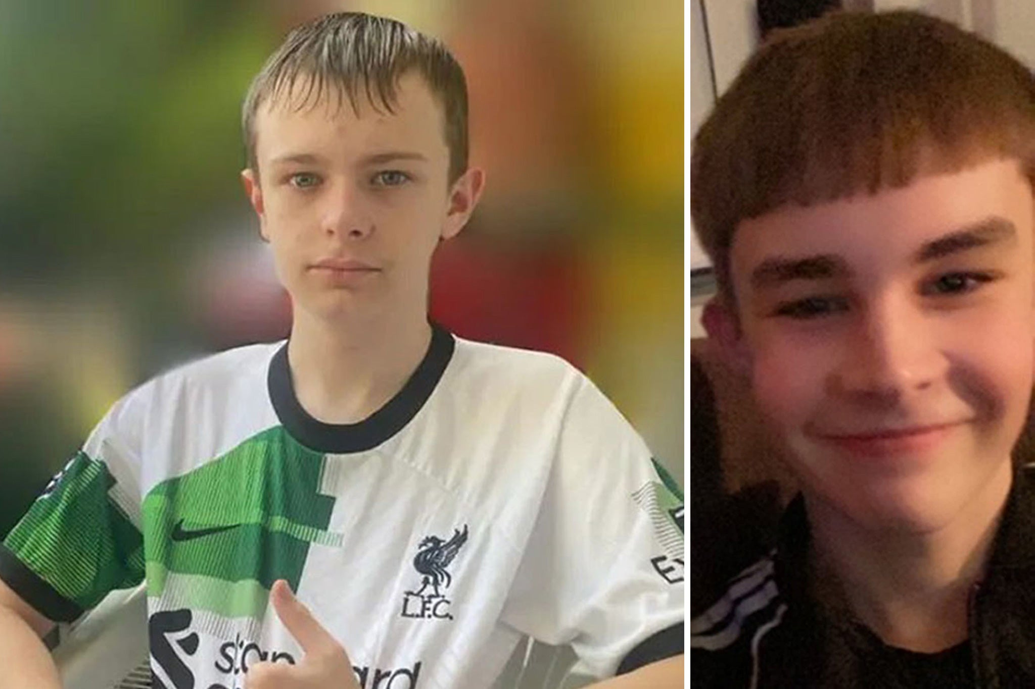 Mason Rist, 15, and Max Dixon, 16, were killed in another area of the city