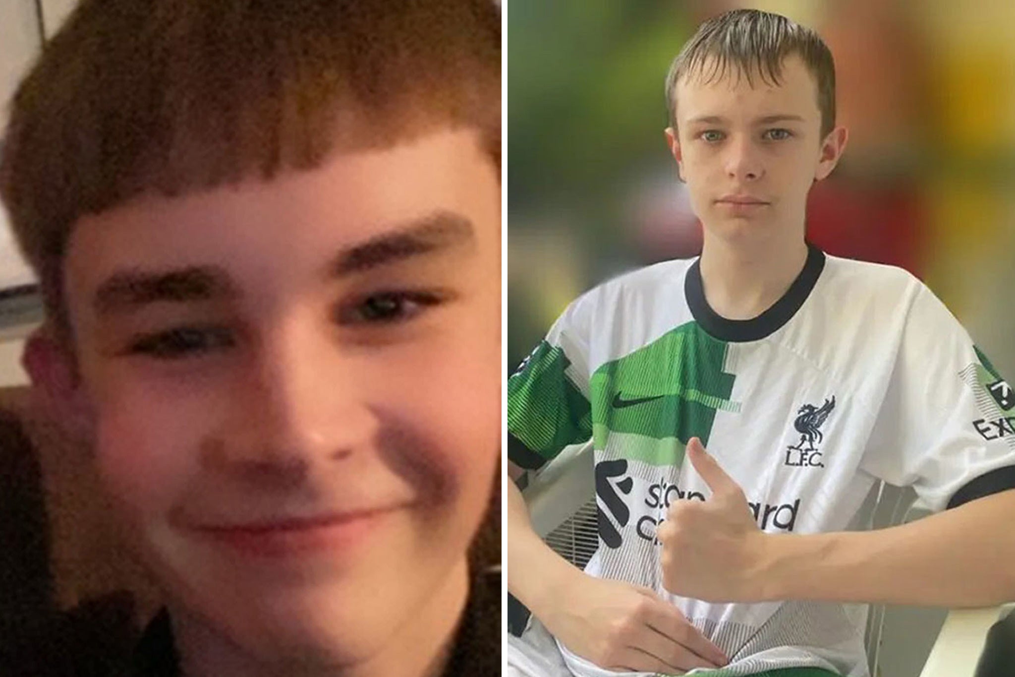 Max Dixon, 16, and Mason Rist, 15, were attacked in Bristol at about 11.20pm on Saturday