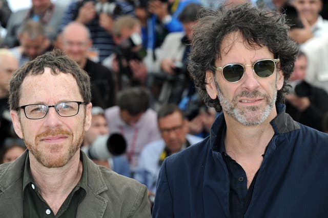 <p>Ethan and Joel Coen at the Cannes Film Festival in 2013</p>
