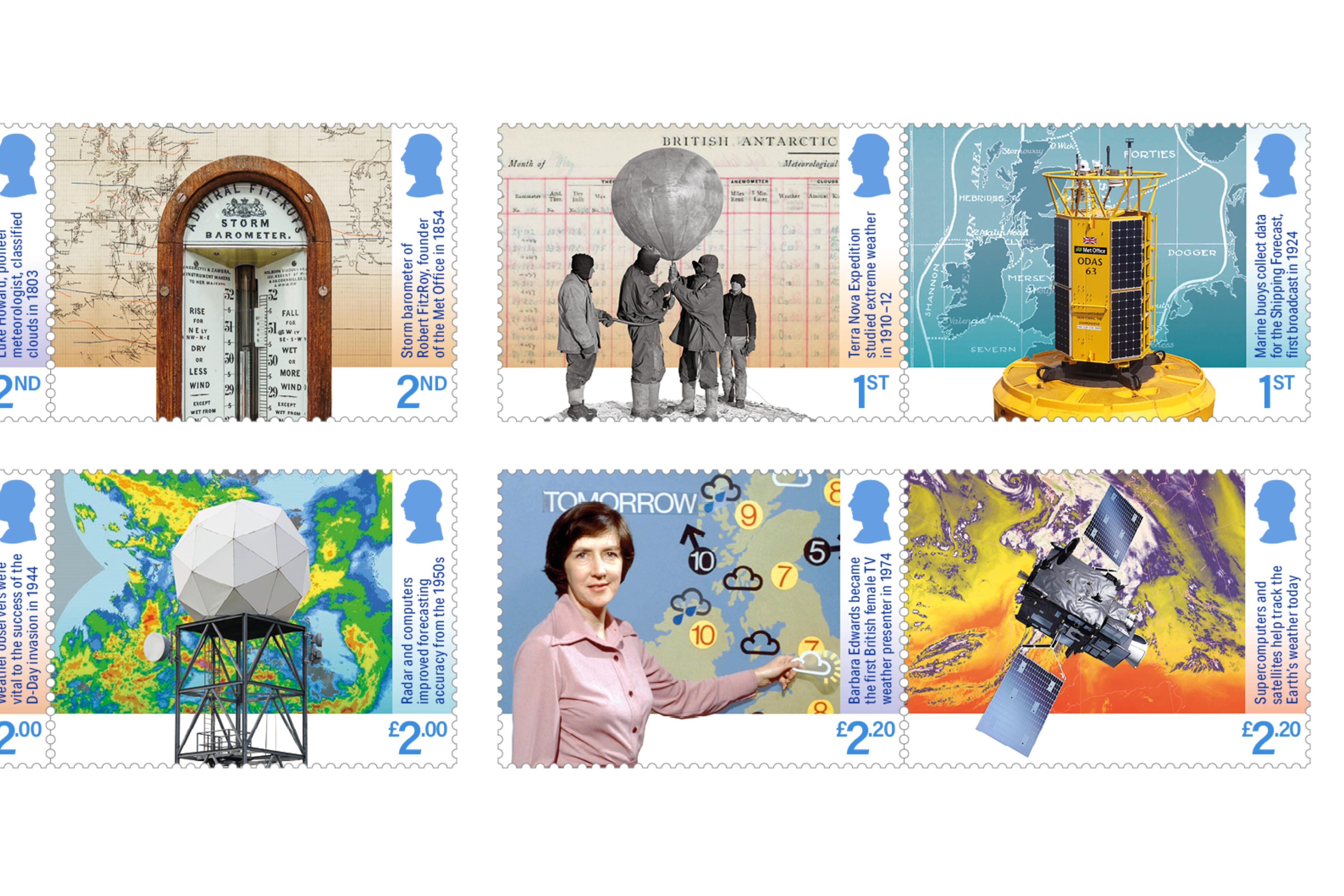 Stamp set marks 170th anniversary of the Met Office The Independent