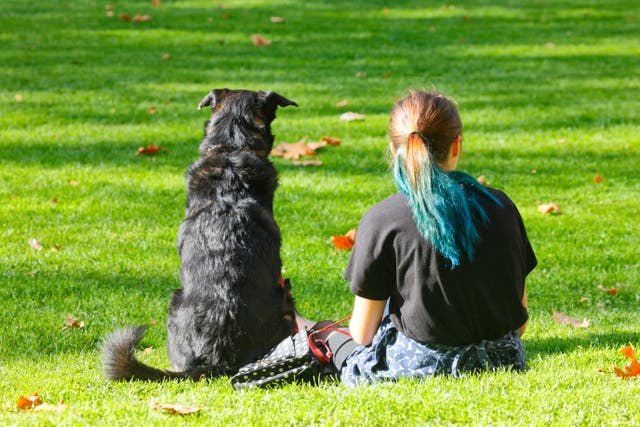 Getting a new dog could be linked to young girls spending almost an hour more being active per day, new research suggests (Alamy/PA)