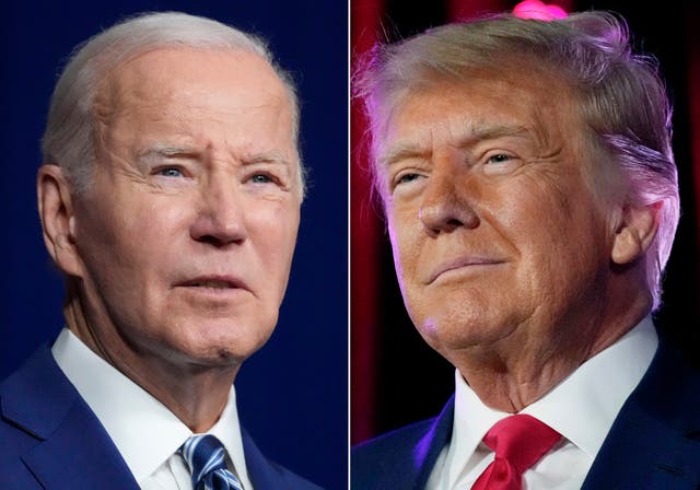 <p>Joe Biden and Donald Trump are the two candidates most likely to represent their respective parties in the 2024 election </p>
