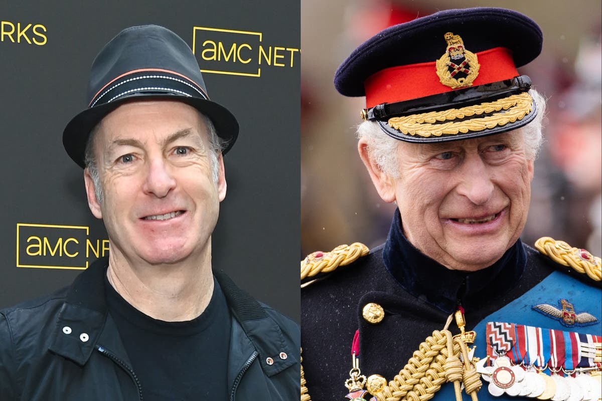 Bob Odenkirk laughs after finding out he is related to King Charles