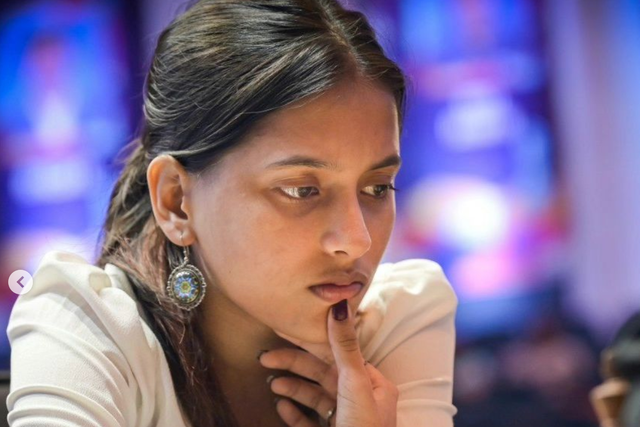 <p>Asian women’s chess champion Divya Deshmukh</p>