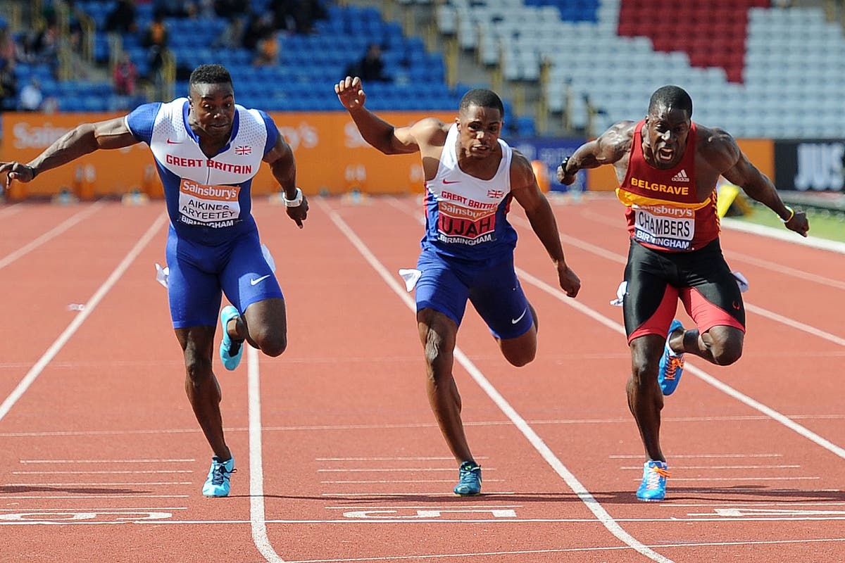 Dwain Chambers, 45, and Gladiators star Nitro enter UK Indoor Championships