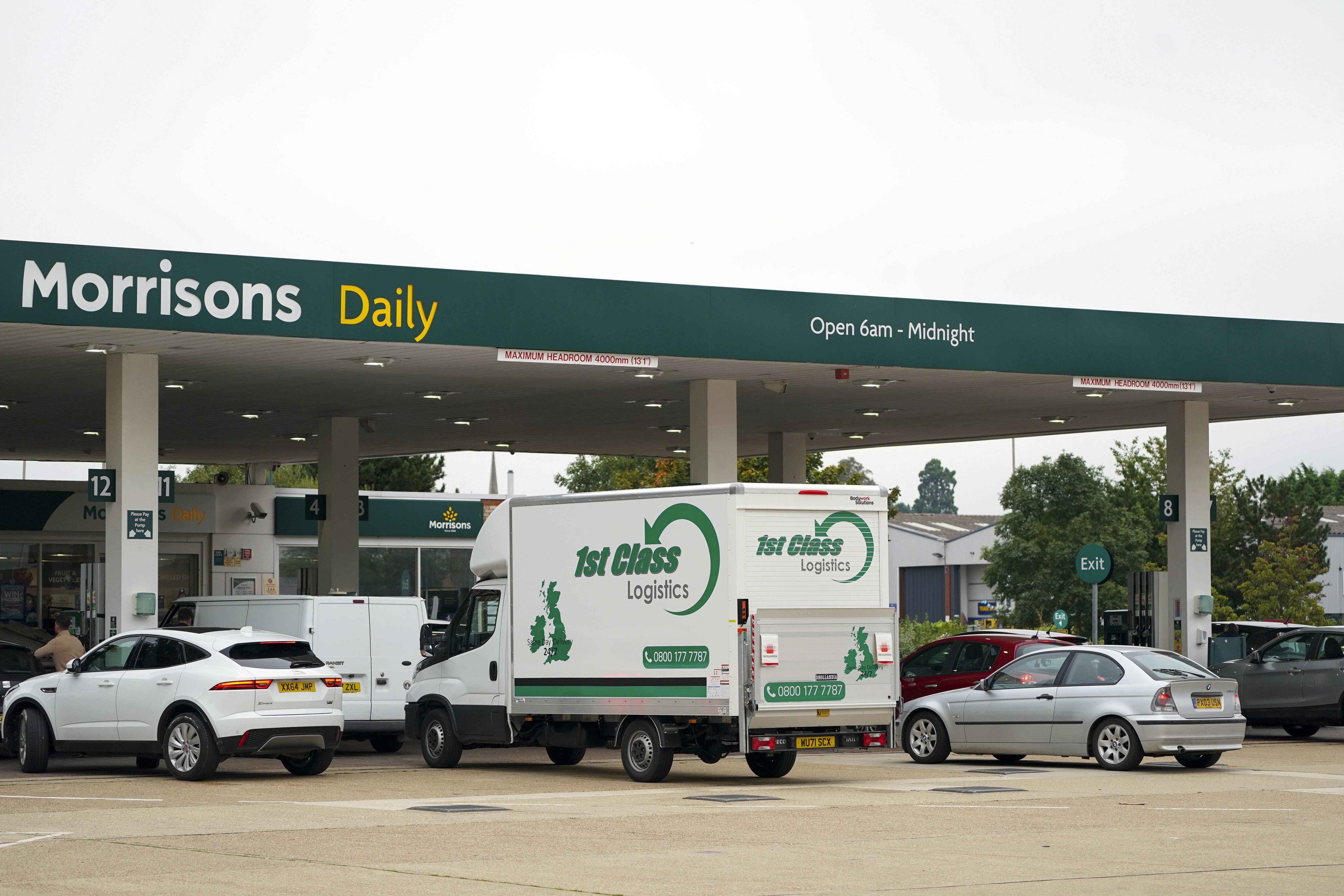 Morrisons said it has agreed a deal to sell its 337 petrol forecourts to Motor Fuel Group (PA)