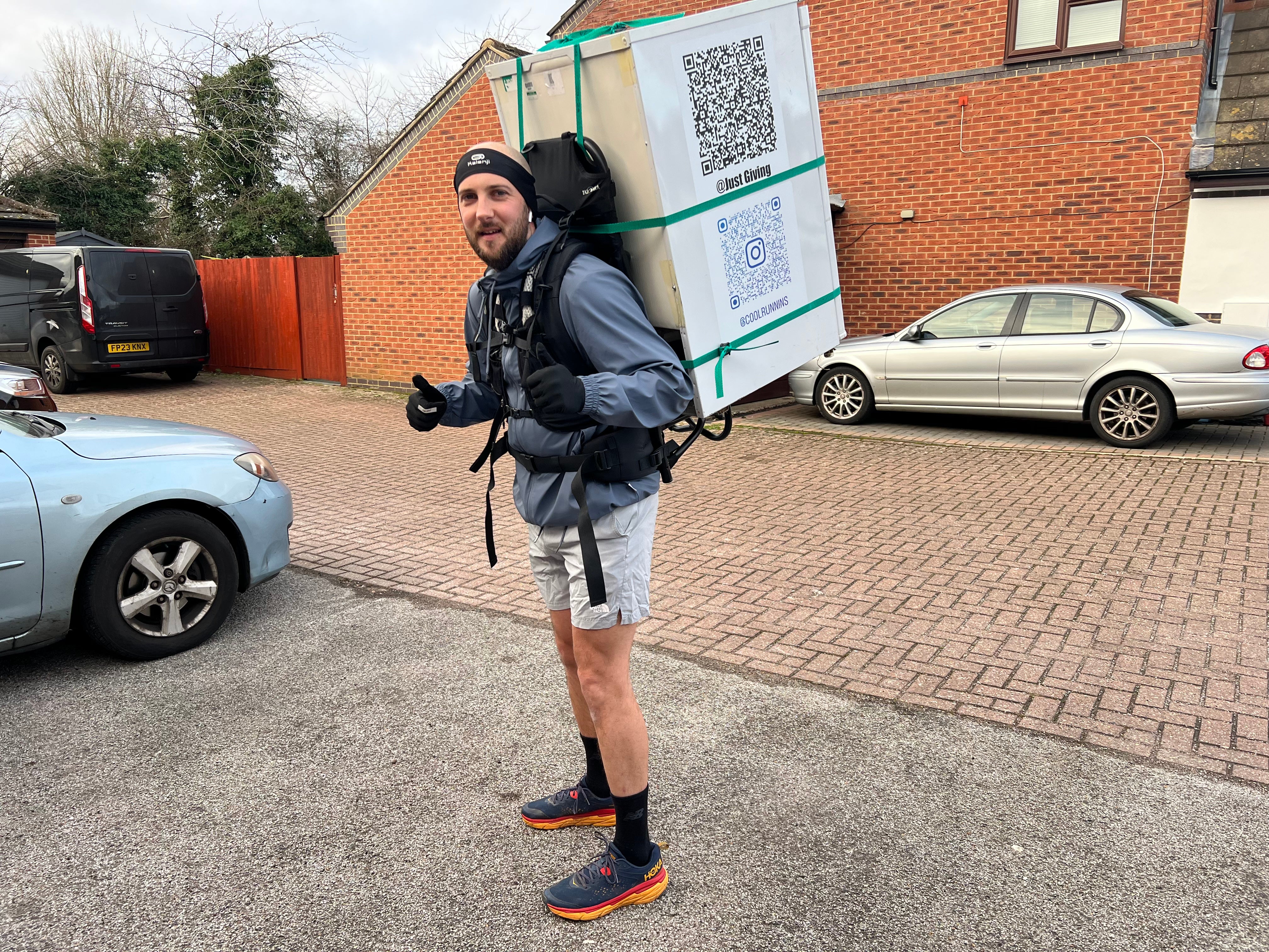 <p>Daniel hopes to beat the current Guinness World Record</p>