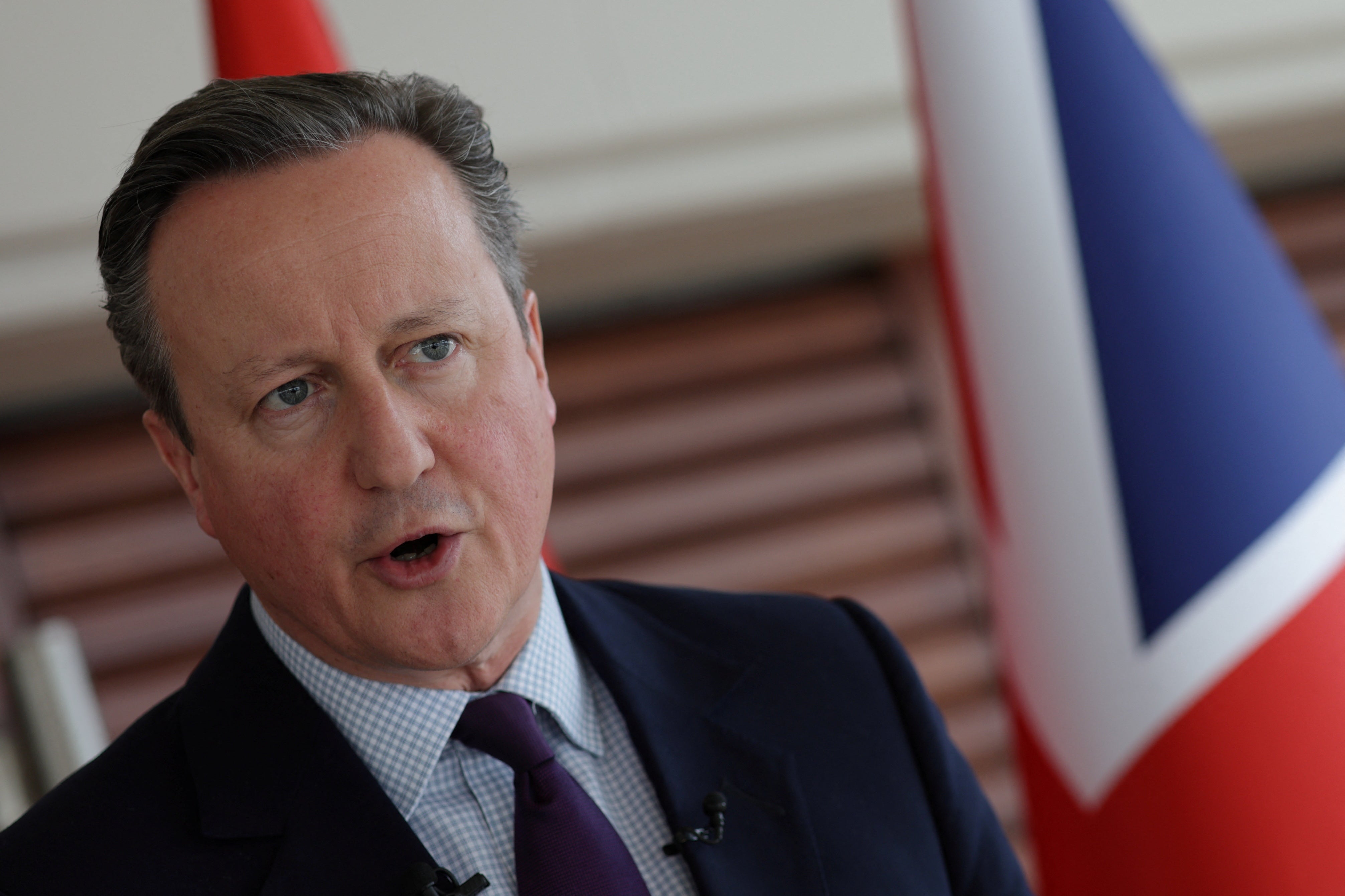 David Cameron sparked a fresh headache for Sunak by suggesting the UK could bring forward formal recognition of Palestine