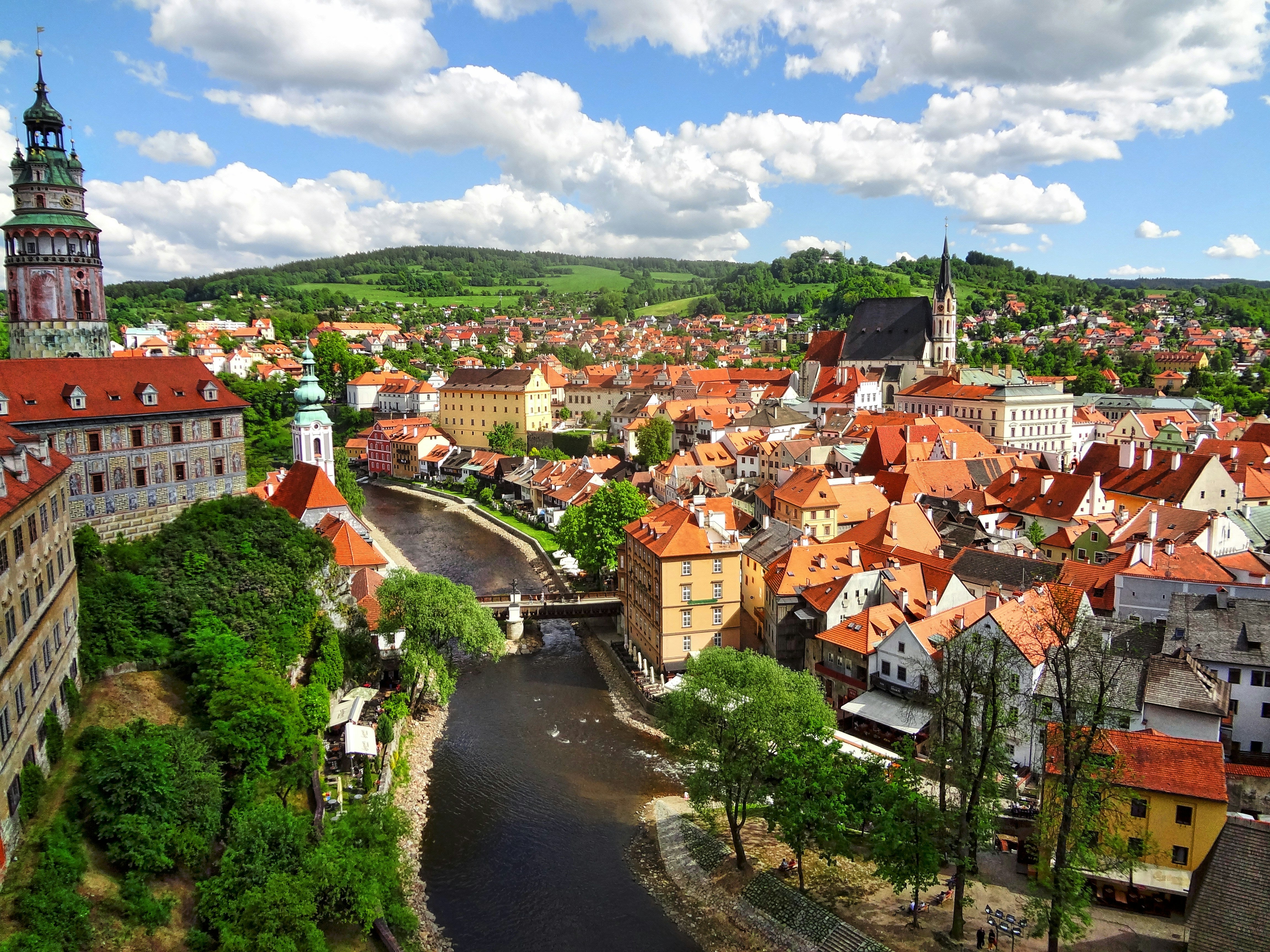 For a pint-sized Prague, visit Český Krumlov in the South Bohemia region
