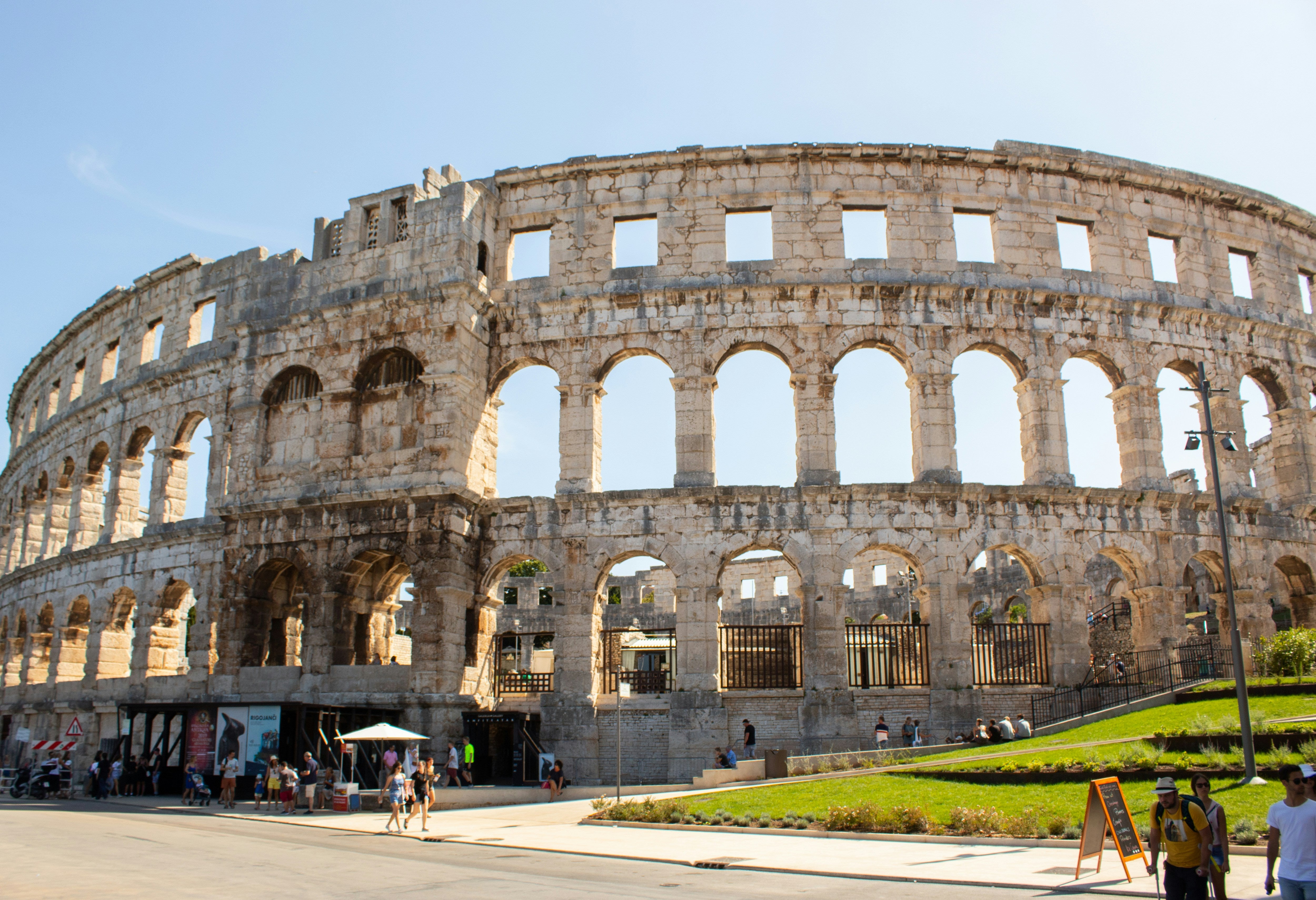 Pula has a historic pedigree to rival the walled cobbles of Dubrovnik