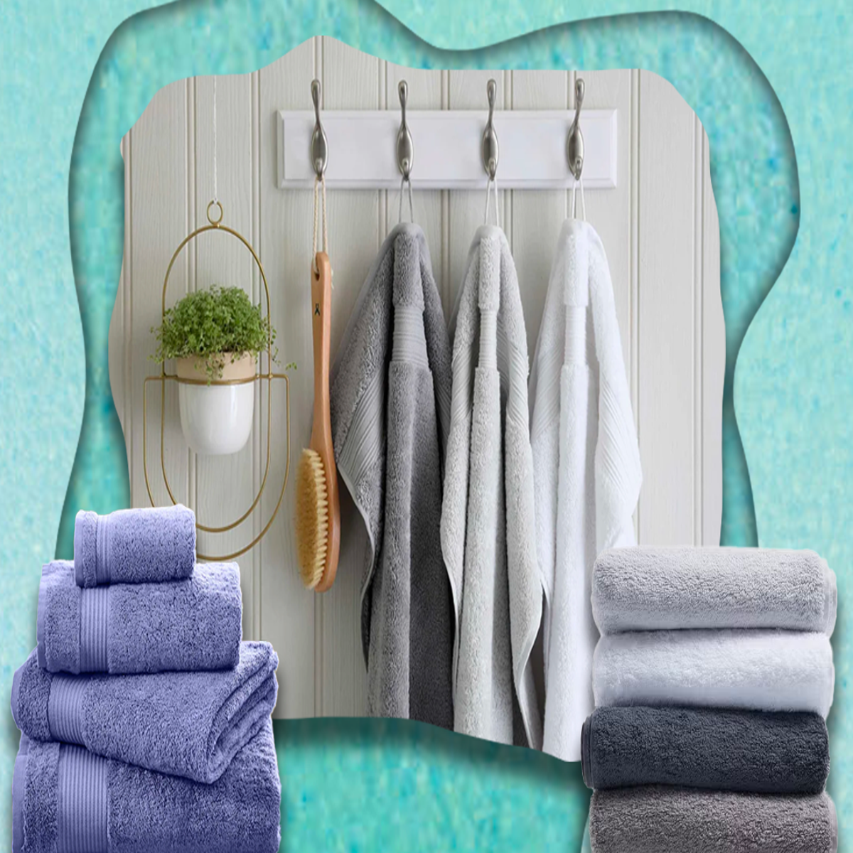 Ultra Absorbent Sponge Towel for Pets - Bath Towels - Gray