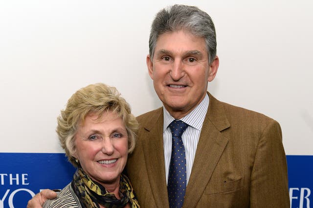 <p>Gayle Conelly Manchin (left) and her husband US Senator Joe Manchin attend the White House Correspondents’ Dinner Weekend Pre-Party hosted by The New Yorker’s David Remnick at the W Hotel Washington DC on 2 May 2 2014 in Washington DC</p>