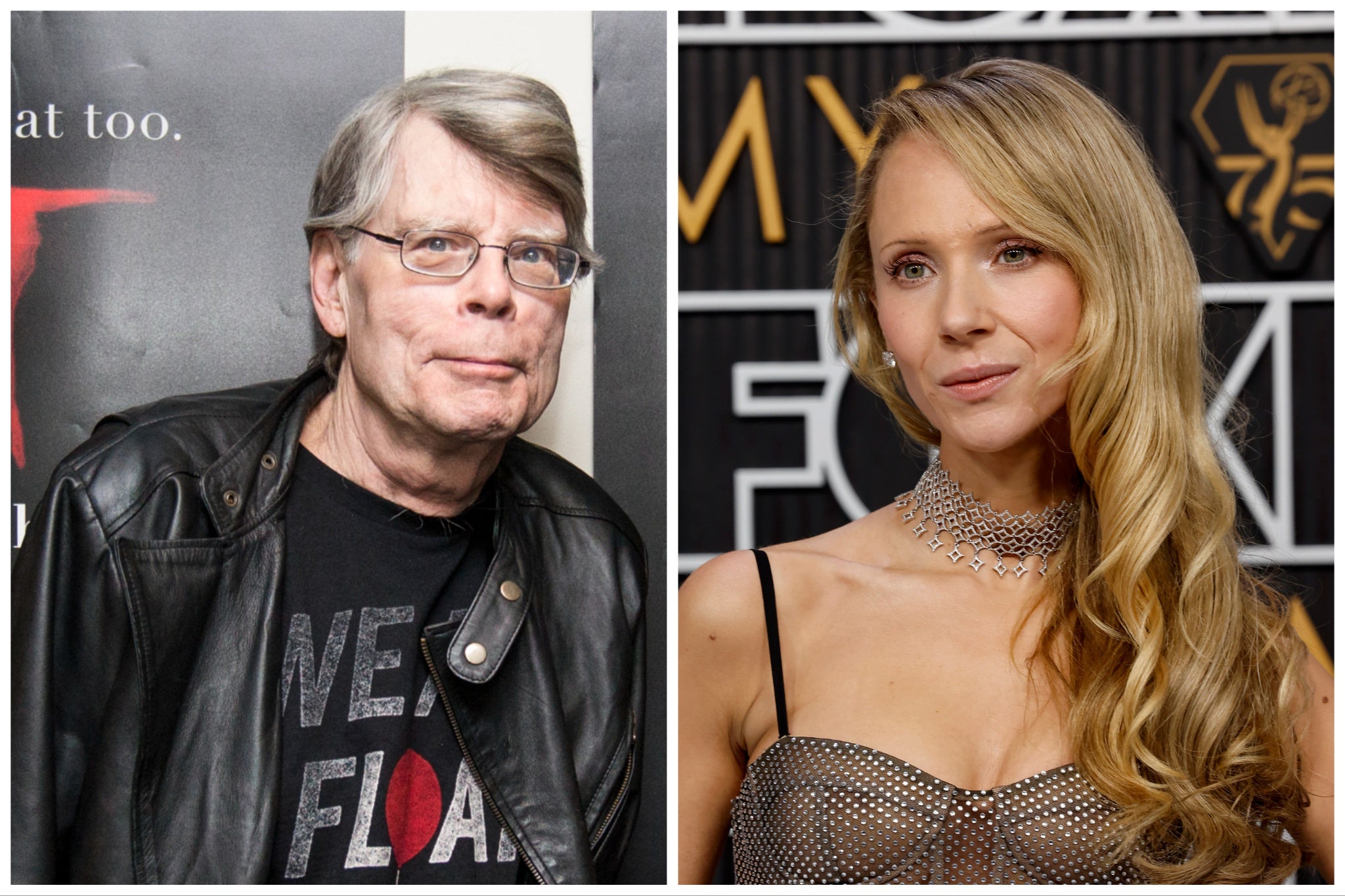 Stephen King (left) and ‘Fargo’ star Juno Temple