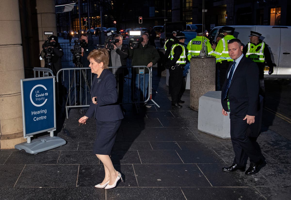 Covid inquiry live - Nicola Sturgeon to give evidence after calling Boris a ‘f****** clown’