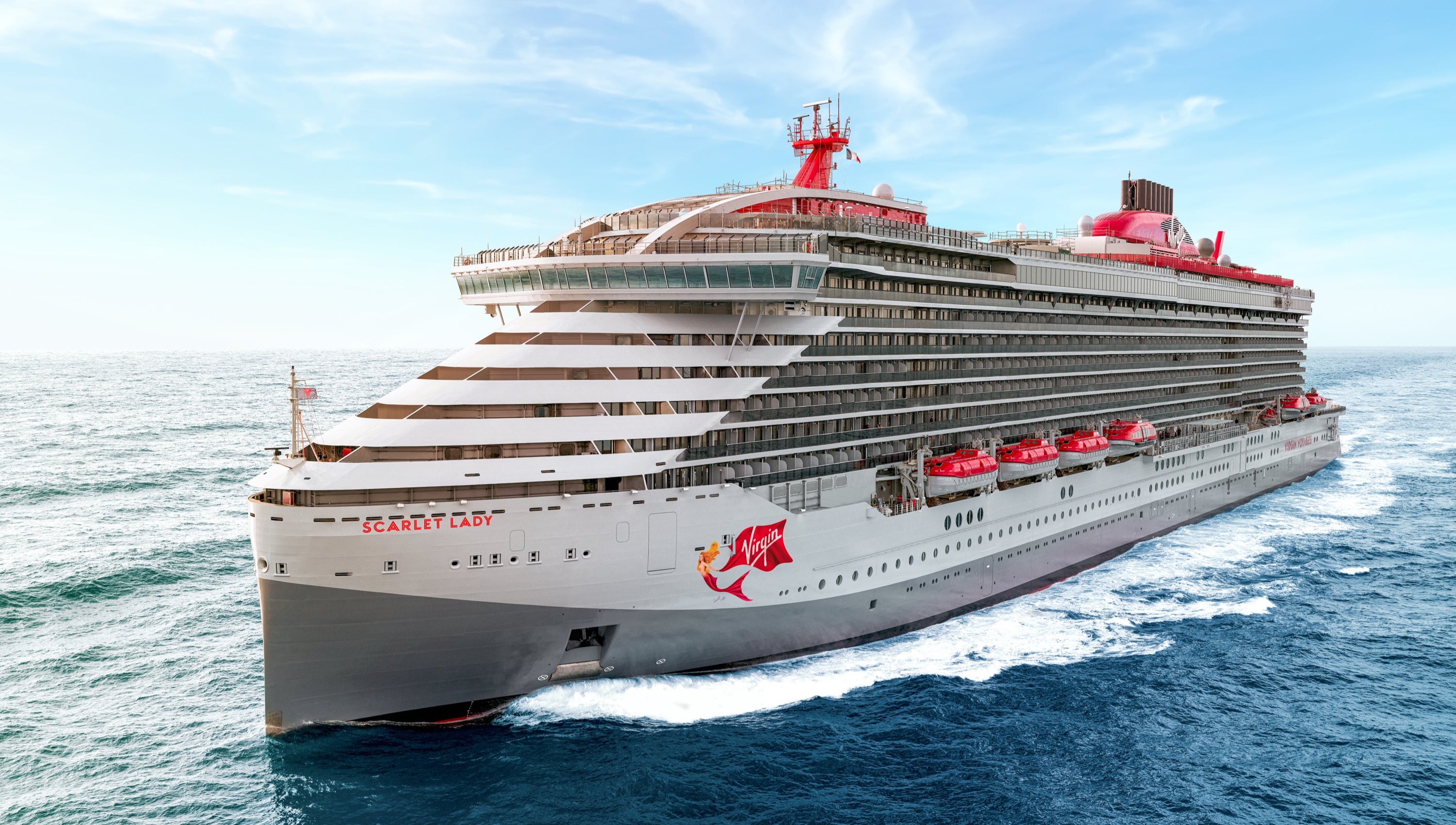 In 2020, Scarlet Lady became the first ship launched by Virgin