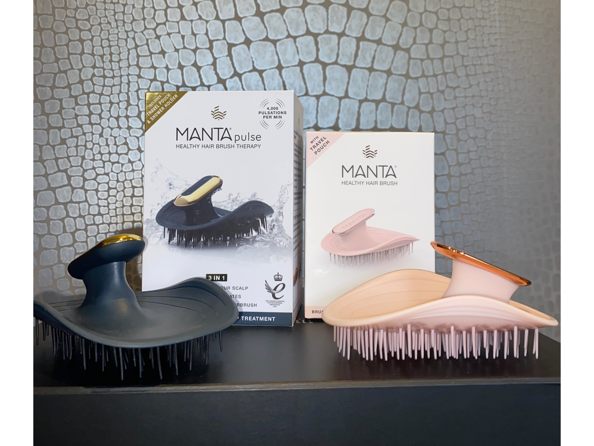 The Manta hairbrushes that were tested