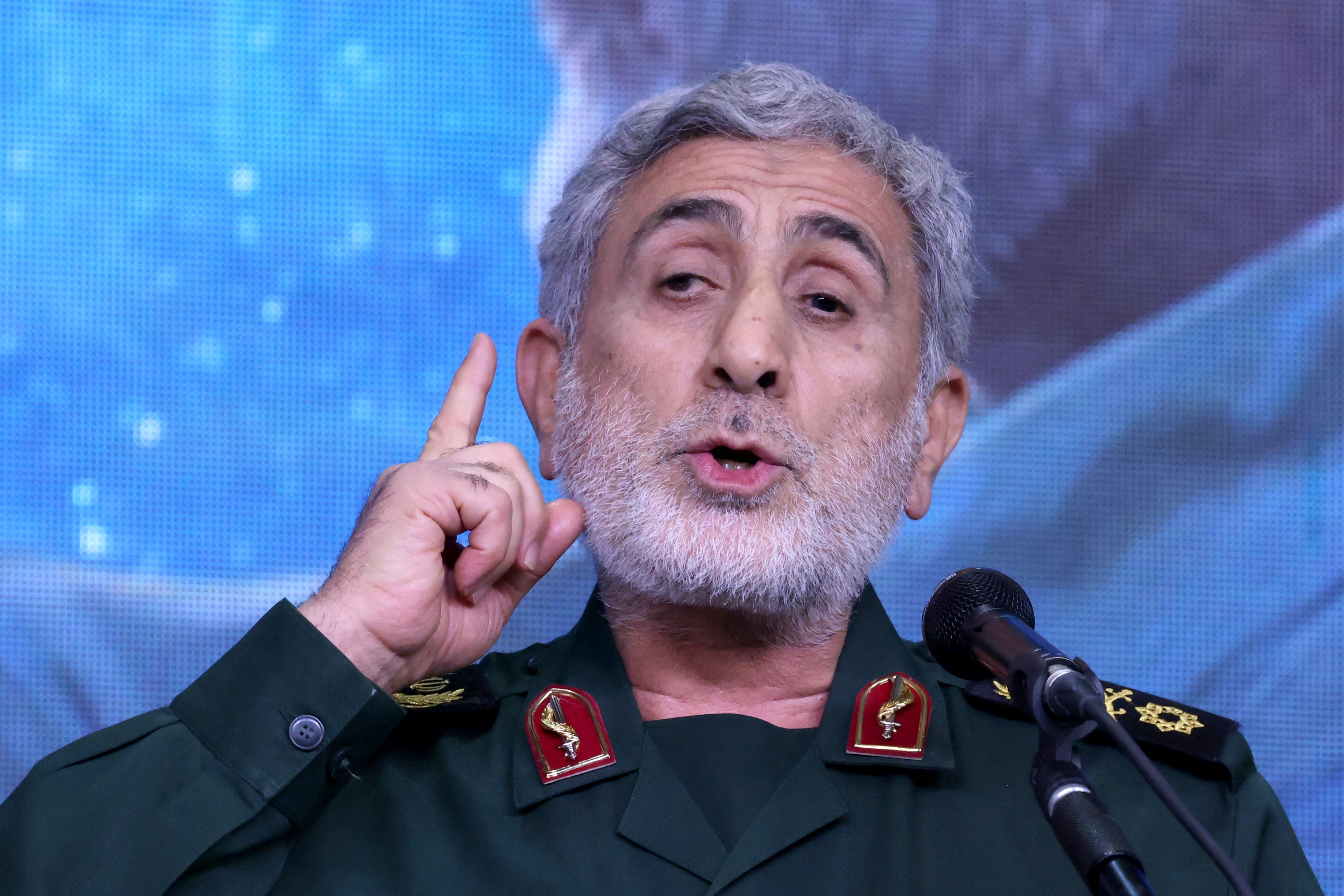 The US believes Iran’s Quds Forces chief Esmail Qaani is responsible for funding militias across the Middle East