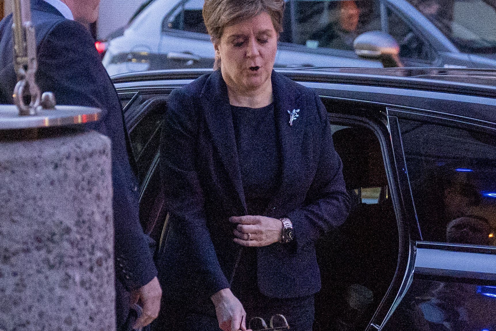Former first minister Nicola Sturgeon arrives at the Covid inquiry