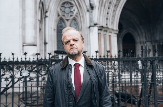 <p>Toby Jones as hero Alan Bates in the ITV drama about the Post Office scandal </p>