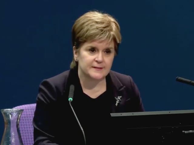<p>Former SNP leader and first minister Nicola Sturgeon</p>