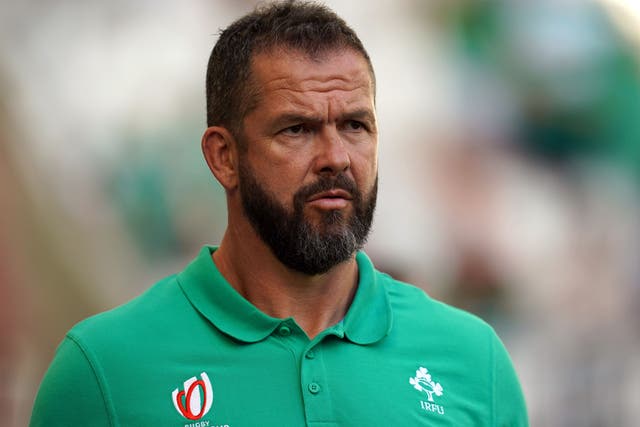 Andy Farrell led Ireland to a Grand Slam in 2023 (David Davies/PA)
