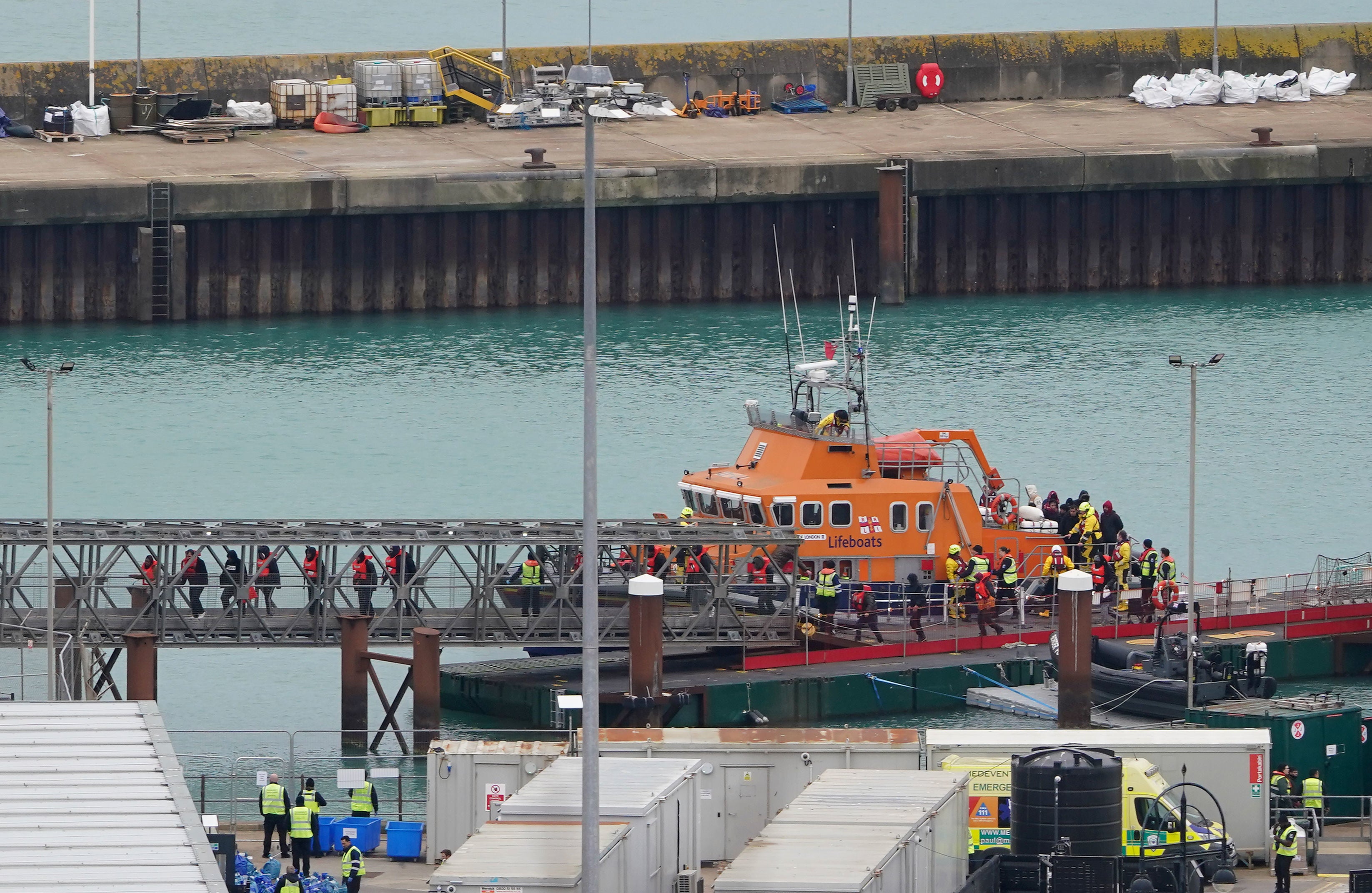 <p>1,335 migrants came to the UK via the channel in a small boat in January this year </p>