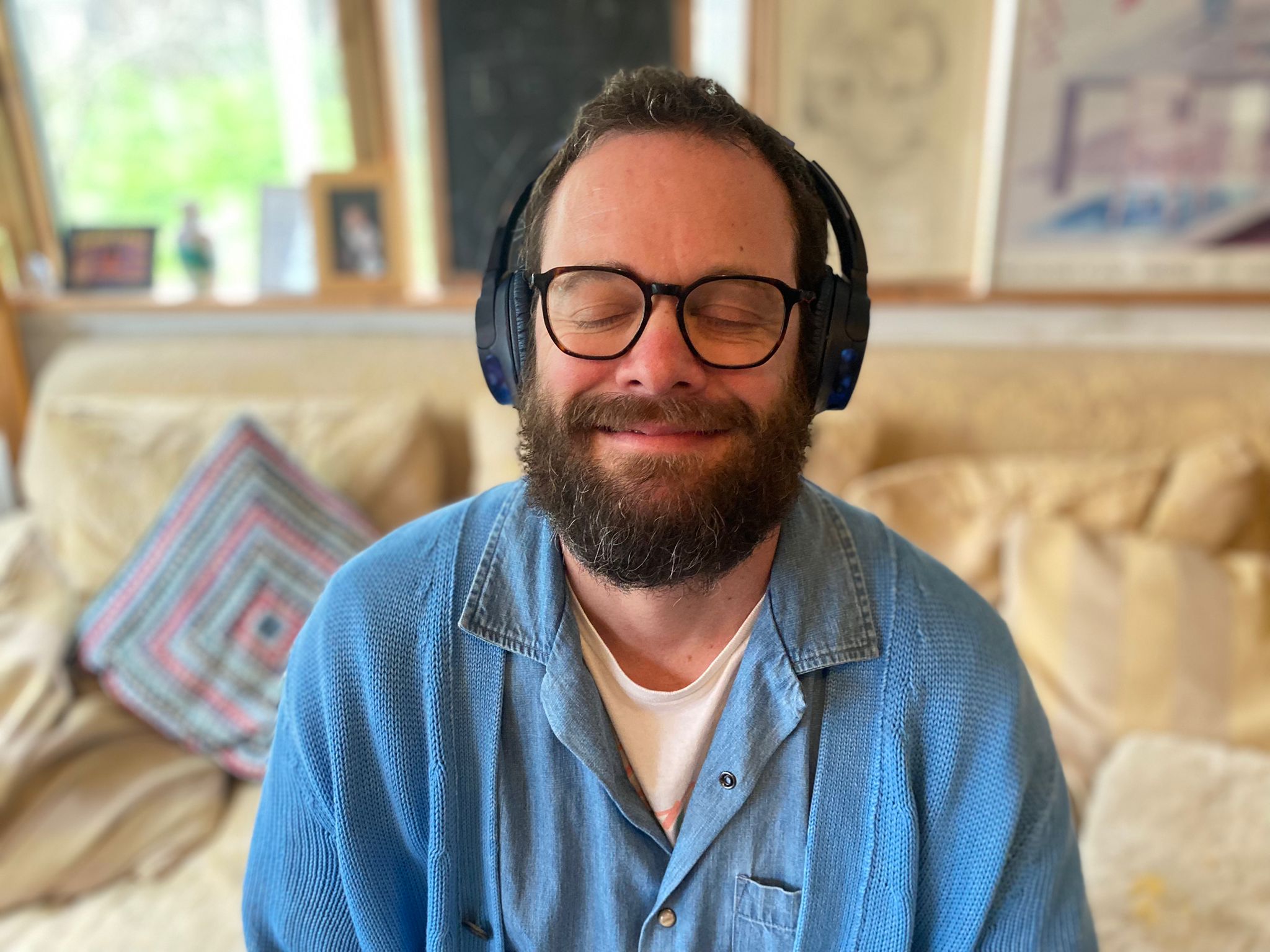 Burt on one of his mid-afternoon meditions