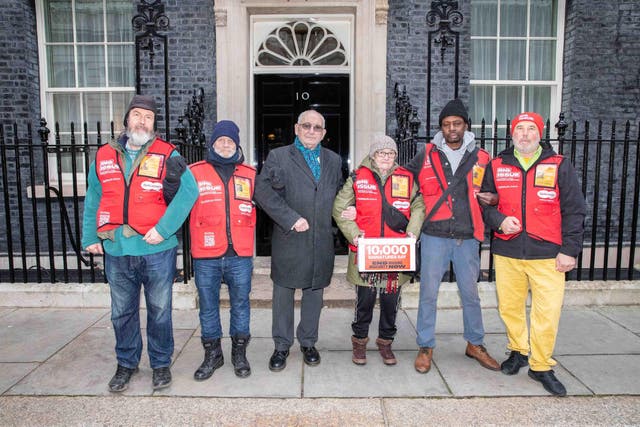 Big Issue campaigners are calling on the Prime Minister to take action in the upcoming spring Budget (Gemma Day)