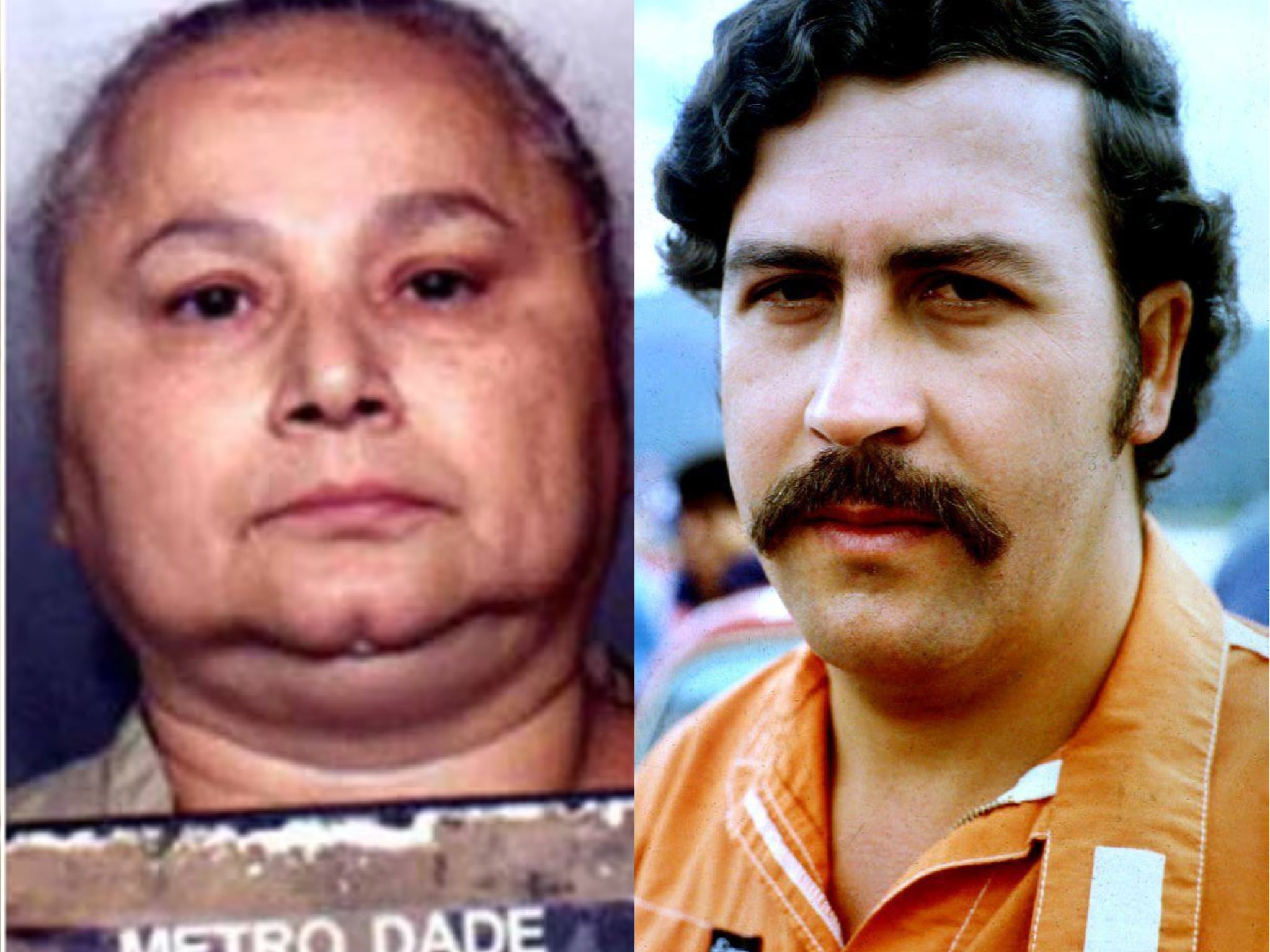 Cocaine rivals Griselda Blanco and Pablo Escobar
