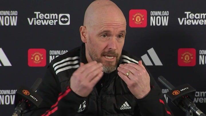 <p>Erik ten Hag breaks silence on Marcus Rashford’s future.</p>