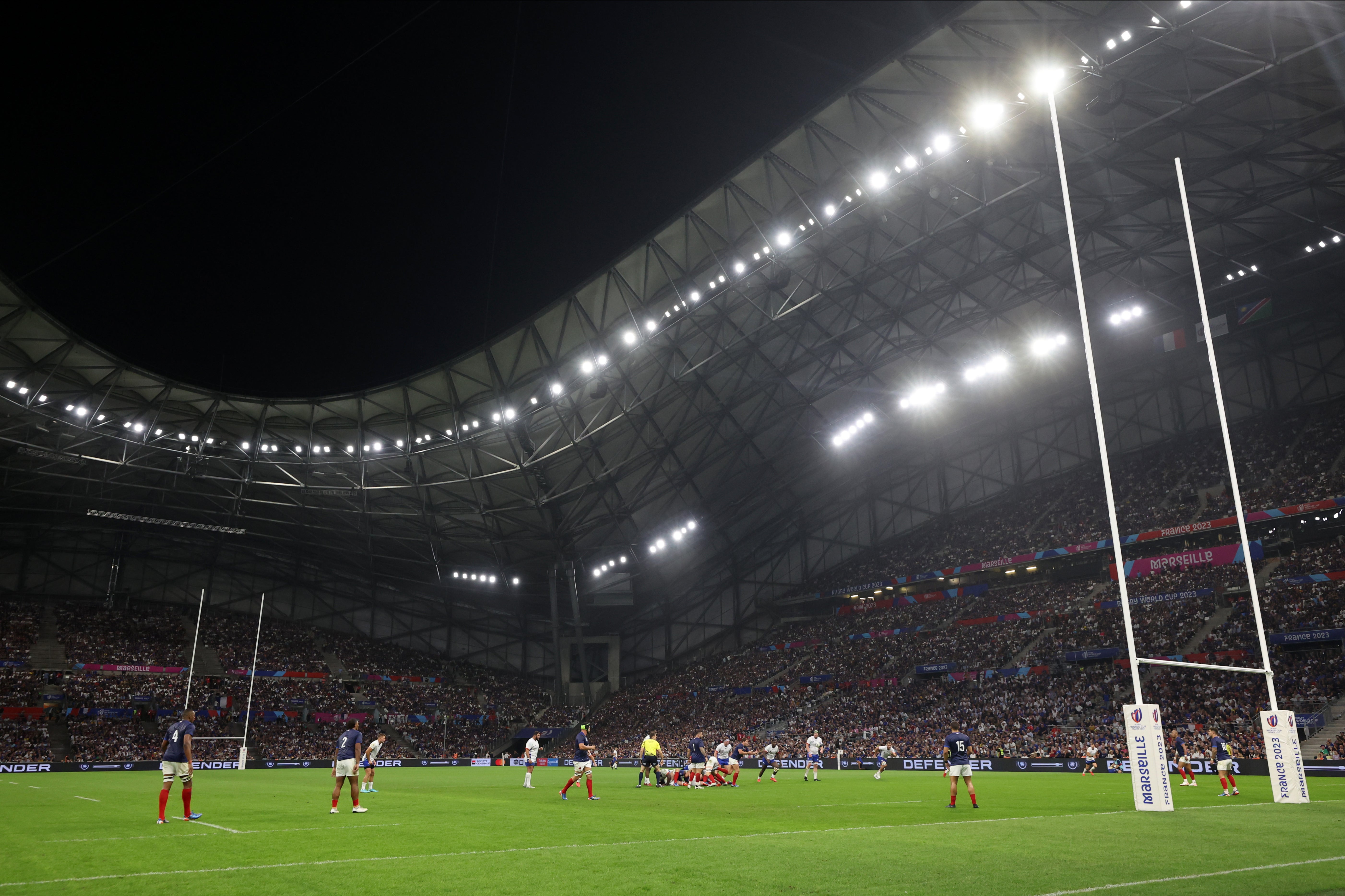 Marseille’s Stade Velodrome will host France and Ireland with the Stade de France unavailable