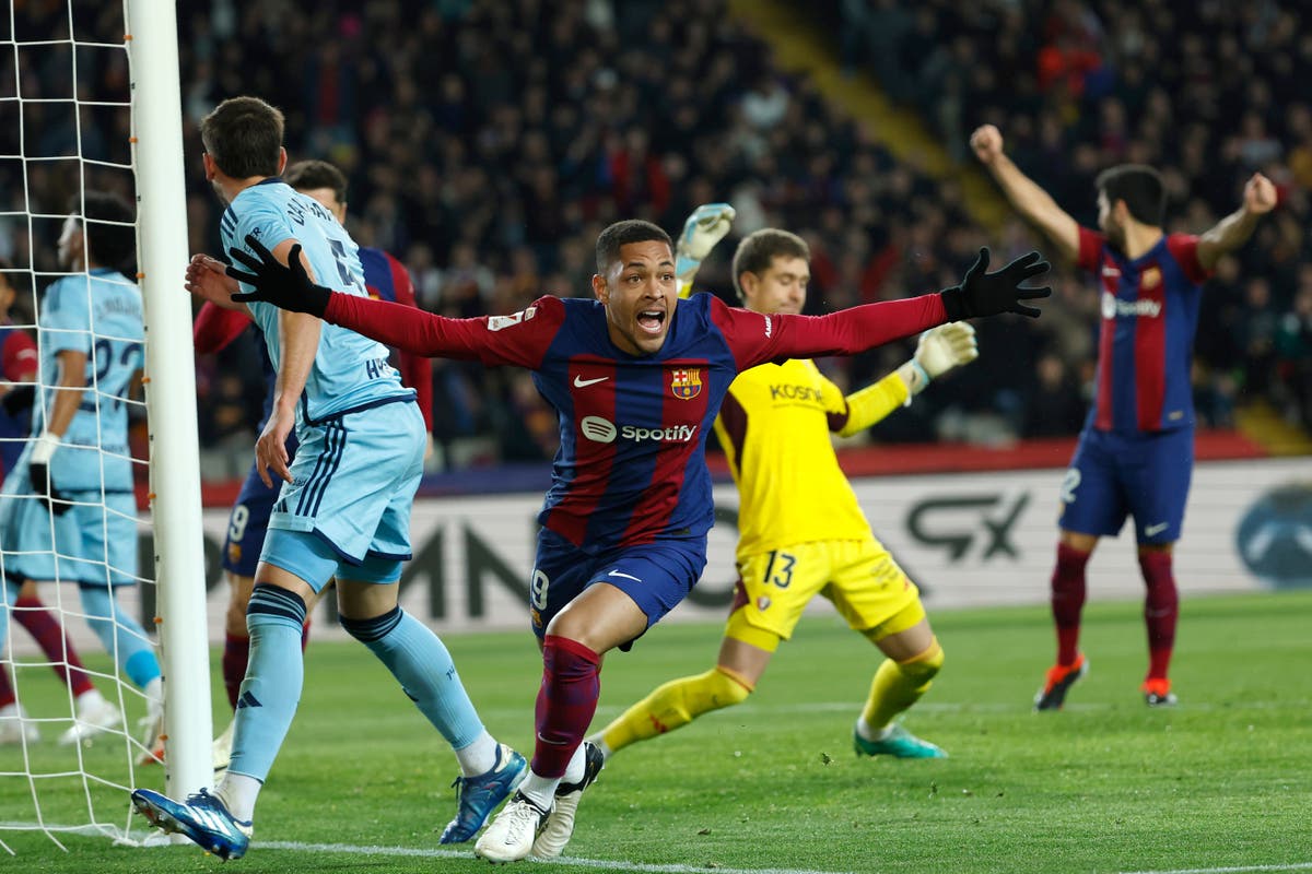 Vitor Roque nets winner for Barcelona as Xavi’s side get back on track