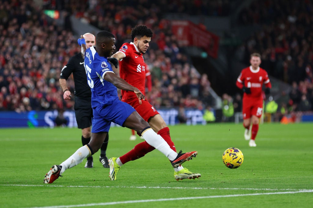 Caicedo struggled at Anfield as Chelsea were blitzed