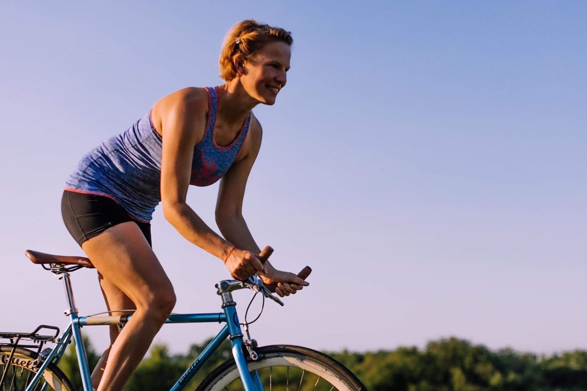 Kate Strong is to take on a cycling challenge to raise awareness for climate change (CK Athlete Shots/PA)