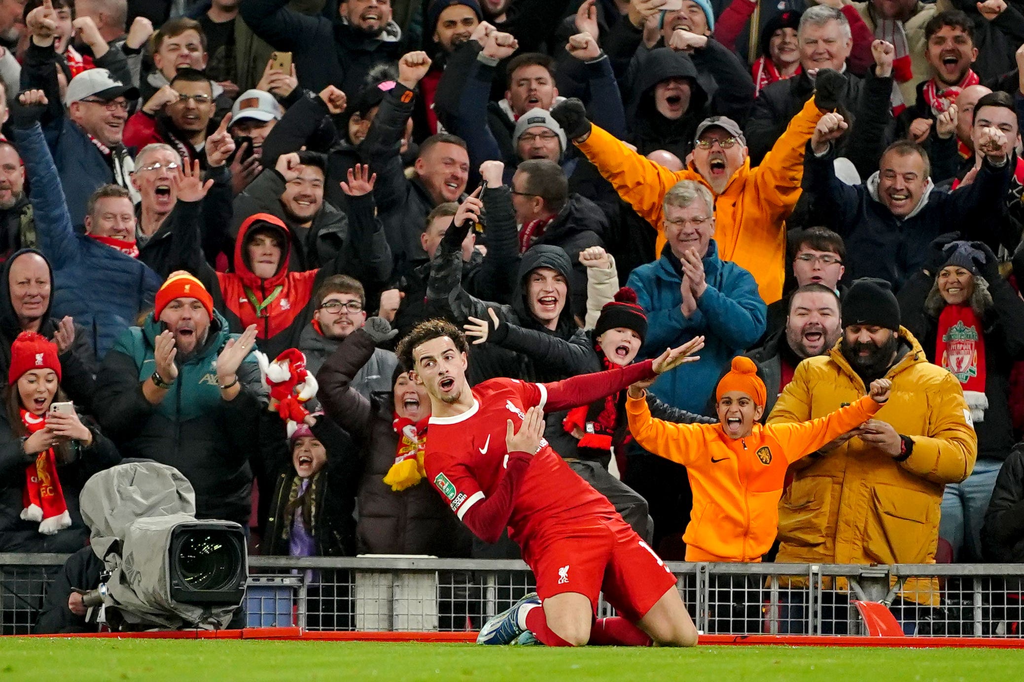 Liverpool midfielder Curtis Jones believes his “time has come” to play a major role (Peter Byrne/PA)