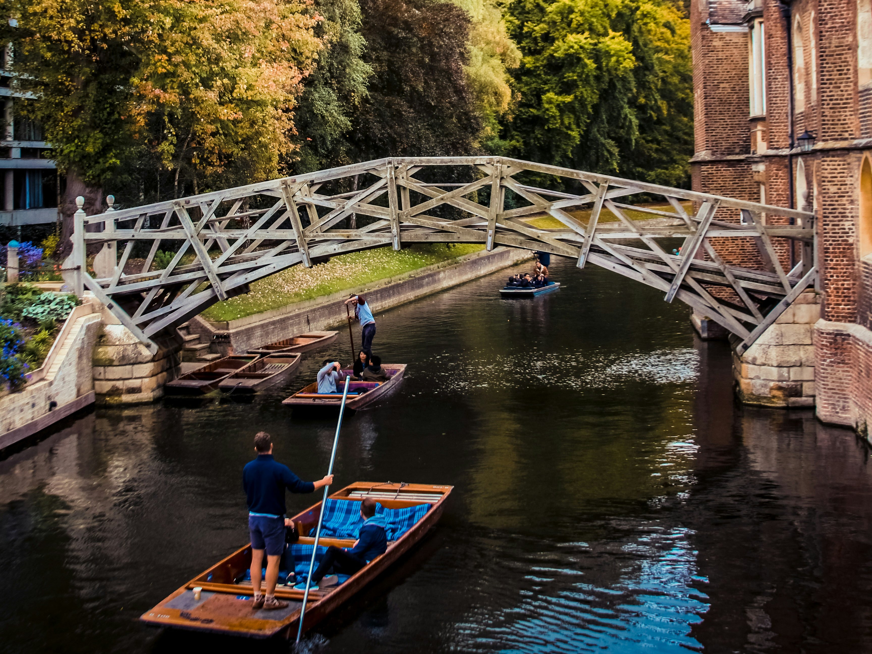 Indulge in chauffeured tours of the River Cam in a private punt for two