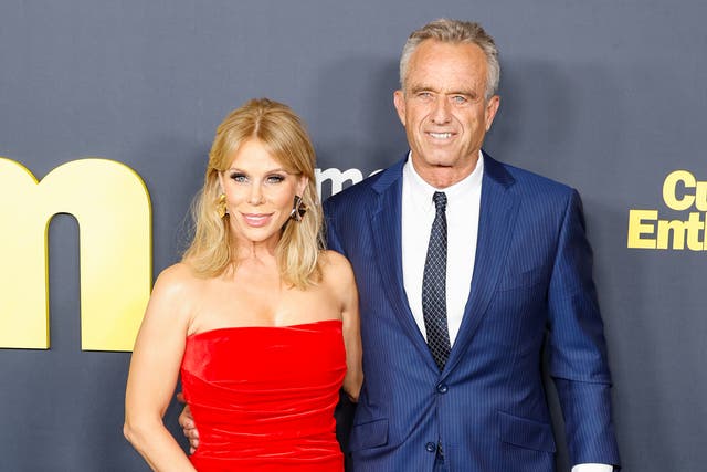 <p>Cheryl Hines and Robert F Kennedy Jr. attend the season 12 premiere of ’Curb Your Enthusiasm’ on 30 January 2024 in Los Angeles, California</p>