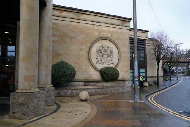 Packer is on trial at the High Court in Glasgow (Jane Barlow/PA)