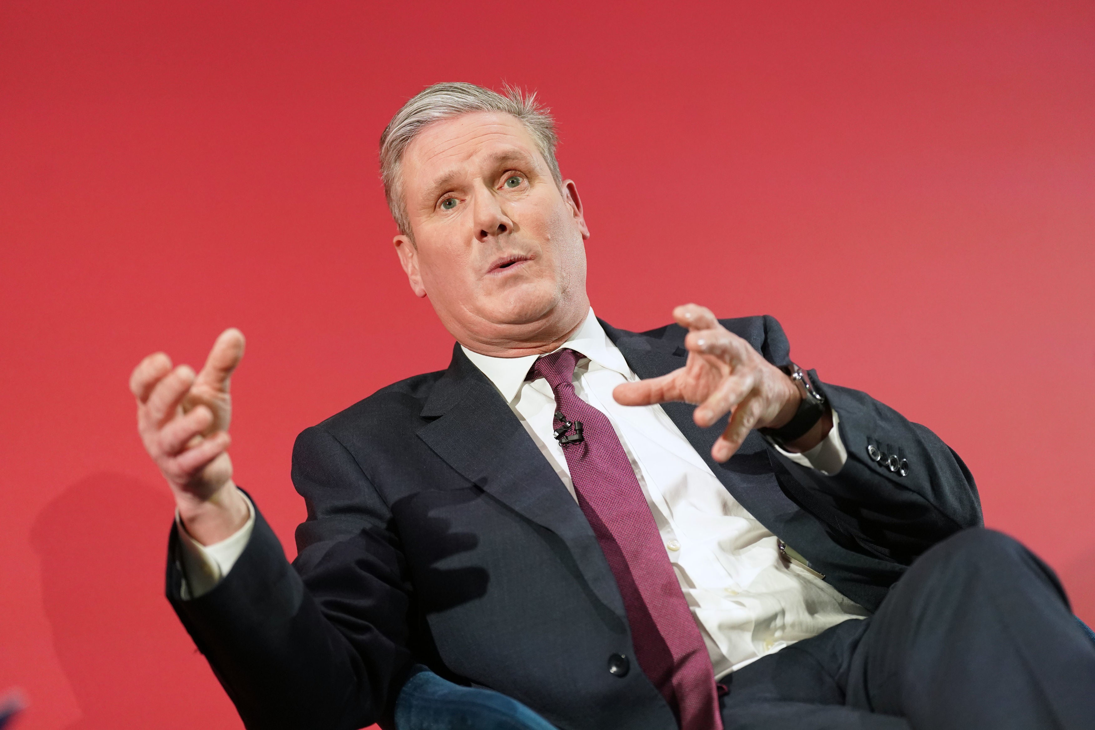 <p>The Labour leader addressed a sold out conference of business leaders </p>