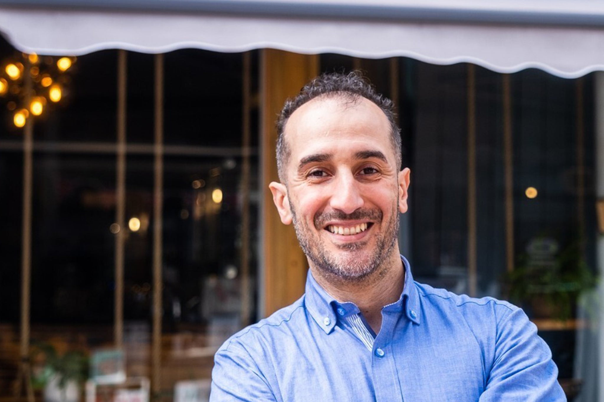 Adonis Norouznia, who owns Nomas Gastrobar, is being forced to offer meat options to save his restaurant