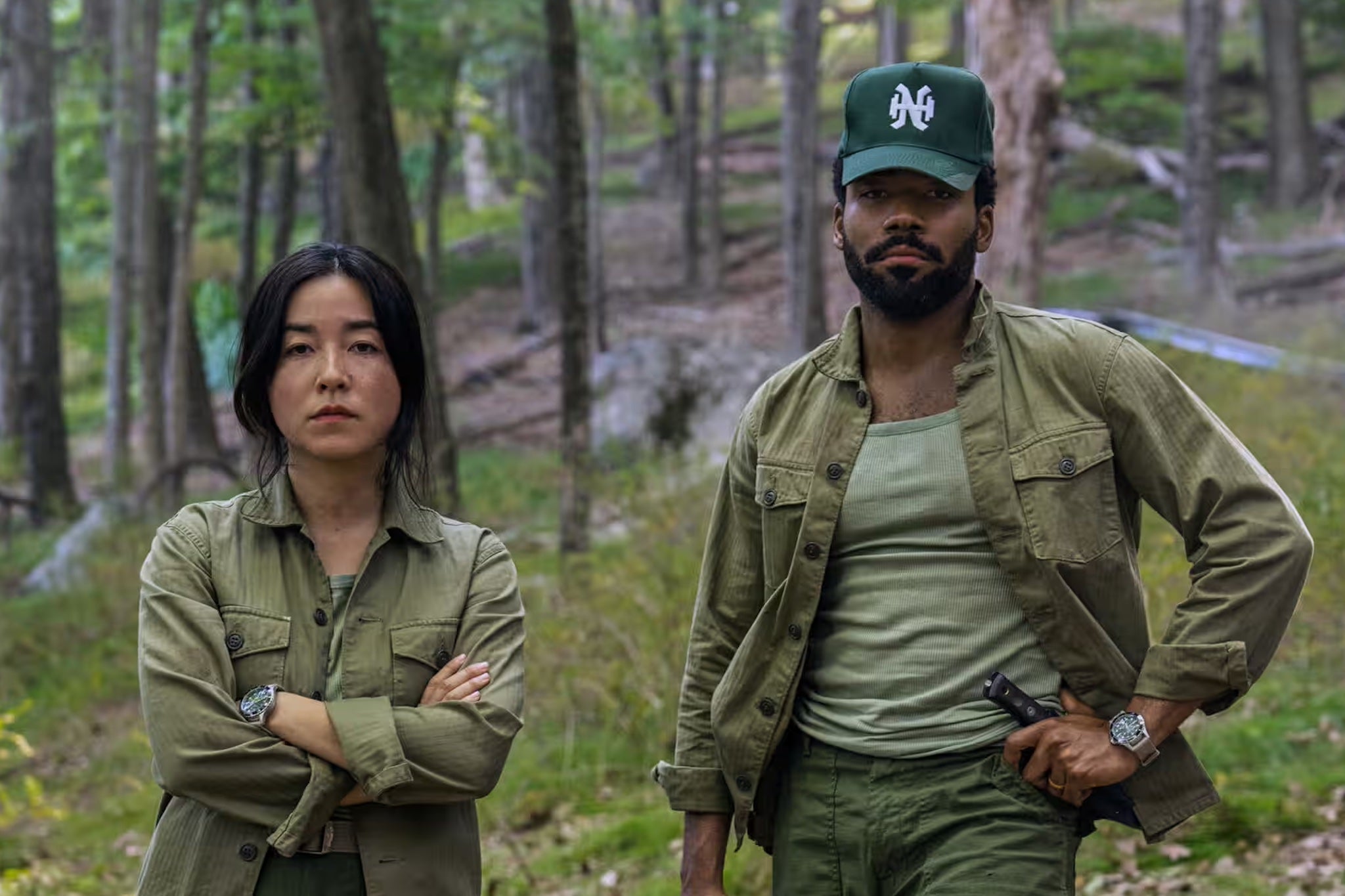 Maya Erskine and Donald Glover in ‘Mr & Mrs Smith’